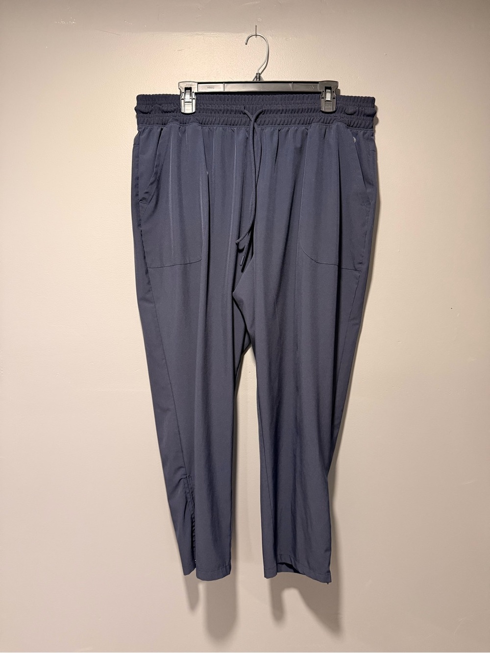 Apana Navy Blue Women's Jogger Pants with Drawstring